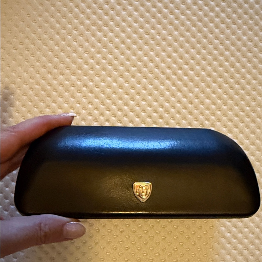 American Optical Vintage Logo Black Sunglasses Case - Picture 6 of 7